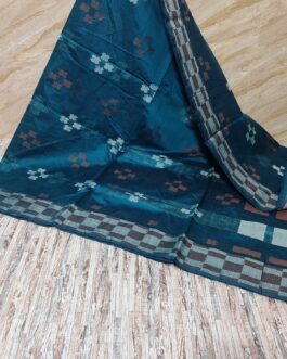 Banarasi Cotton Soft Silk Saree with Blouse | Blue Color